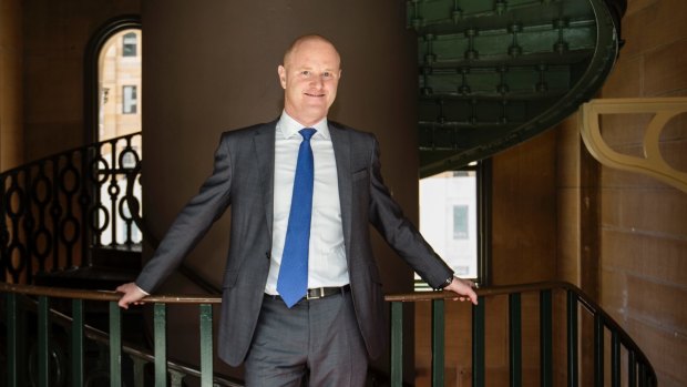 CBA chief executive Ian Narev after delivering a speech to the Trans-Tasman Business Circle in Sydney.