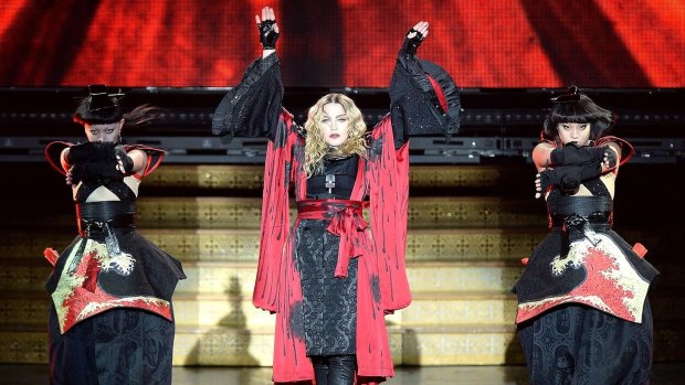 Madonna performed in Brisbane on Wednesday as part of her Rebel Heart Tour.