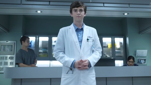 Freddie Highmore in <i>The Good Doctor</i>.