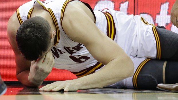 Andrew Bogut spent just 58 seconds on court for the Cleveland Cavaliers.