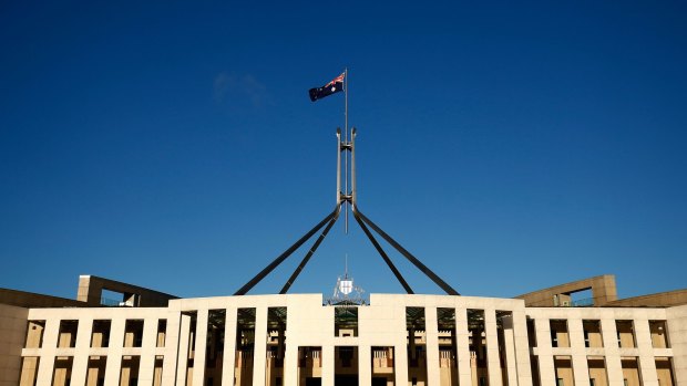 Lobbyists with orange "sponsored passes" have access to every office in Parliament House.