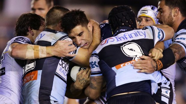 High-profile recruit: James Tamou with the Cowboys.