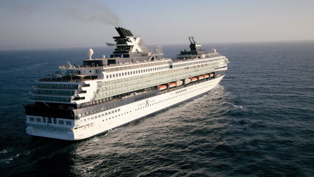 Full steam: The Celebrity Century hits the high seas.