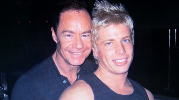 Michael Atkins and Matthew Leveson before Matthew's disappearance in 2007.