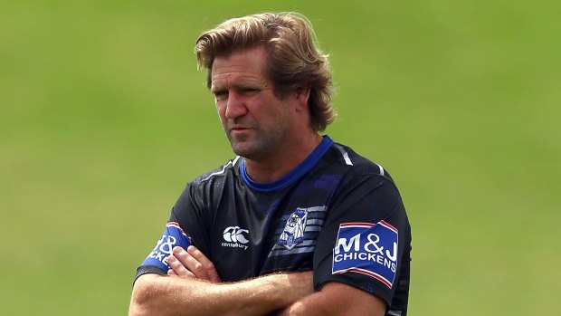 Under the microscope: Coach Des Hasler is under pressure to deliver a premiership in 2017.