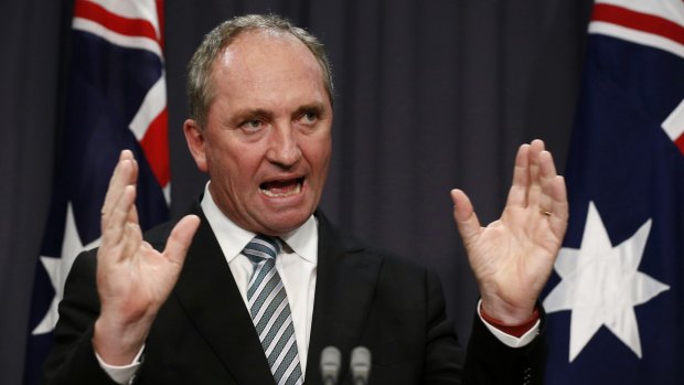 Acting Prime Minister Barnaby Joyce: "They're just trying to be smart alecs by sending across this ridiculous little letter saying, 'Please give us a lot of money, love the Queensland premier'."