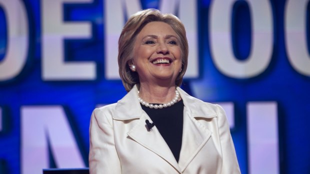 Hillary Clinton in Brooklyn, New York, last week. 