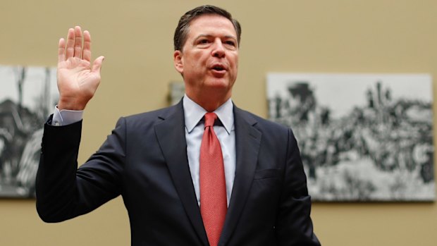 Controversial: FBI director James Comey.