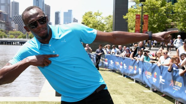 Committed: Usain Bolt will take part in the Nitro Athletic series for the next three years.
