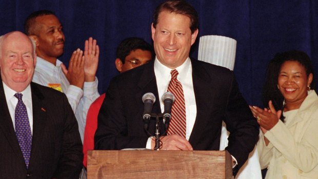 Then-Vice-President Al Gore in 1998 before his run for the presidency against George W. Bush.