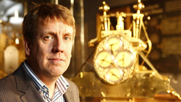 Rory McEvoy,Curator of Horology at the Royal Museums Greenwich at the Ships, Clocks & Stars exhibition
