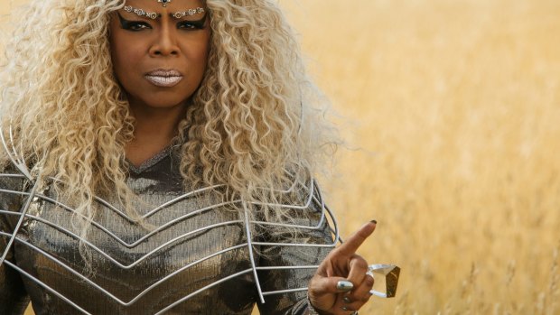 Oprah Winfrey is larger than life in Disney's A Wrinkle in Time.
