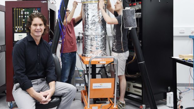 Professor David Reilly in his University of Sydney lab. 