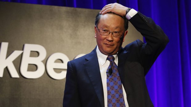 BlackBerry chief executive officer John Chen.