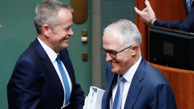 Prime Minister Malcolm Turnbull and Opposition Leader Bill Shorten