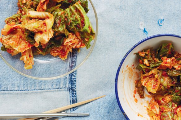 Extra fermented kimchi is perfect for using in stews and fried rice.