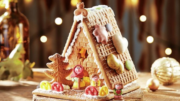 Aldi's A-frame gingerbread house.