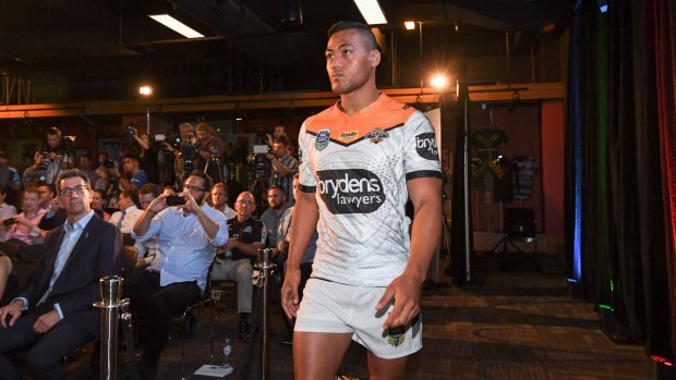 Gambling allegations: West Tigers' Tim Simona is being investigated.