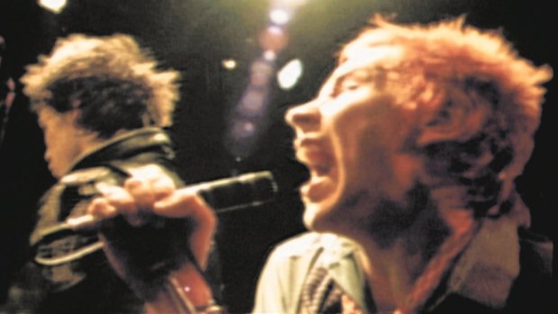 Hasn't aged badly: The Sex Pistols – Johnny Rotten and Sid Vicious performing on stage.
