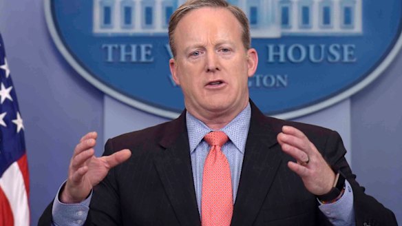 White House press secretary Sean Spicer's message to disgruntled workers is clear. 