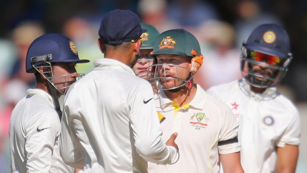 The temperature rose sharply at various stages on day four in Adelaide.