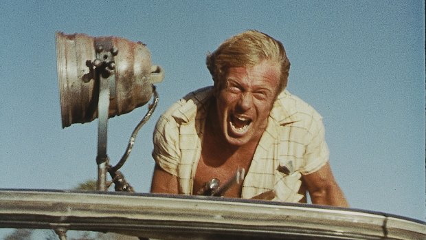 Jack Thompson in the 1971 film version of Wake in Fright. 
