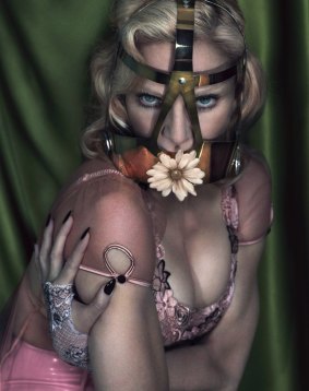 Madonna, as she appears in a shoot for the latest issue of <i>Interview</i> magazine. 
