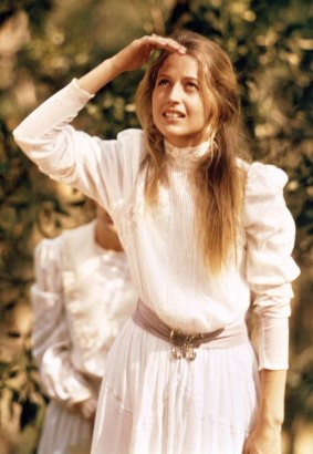 Anne-Louise Lambert as the  evanescent Miranda in <i>Picnic at Hanging Rock</i>.
