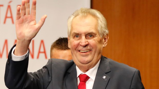 Re-elected: Czech President Milos Zeman.