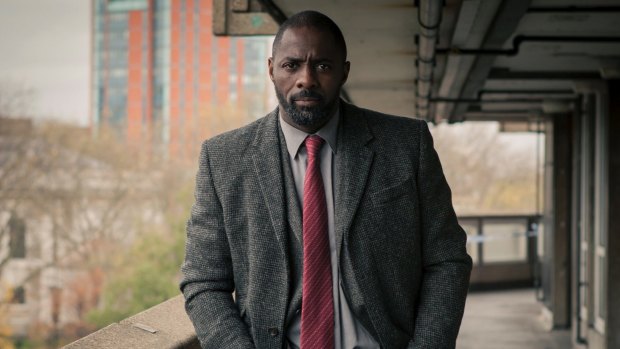 Idris Elba as detective John Luther on BBC drama Luther, which saw him win a Golden Globe for best actor.