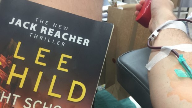 Donate blood, read about Jack Reacher