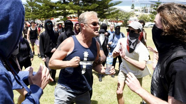 Opposing groups clash at the 10th anniversary of the Cronulla race riots.