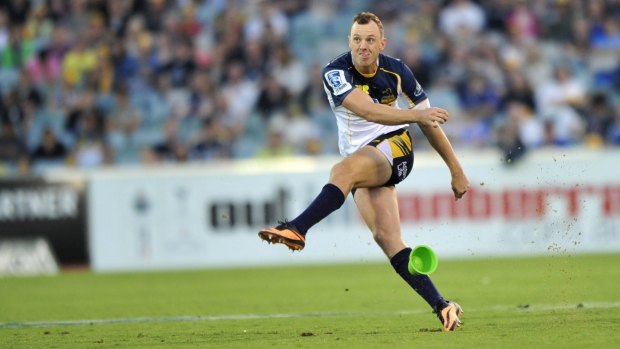 Jesse Mogg is likely to step up and take long-range kicks for the Brumbies.