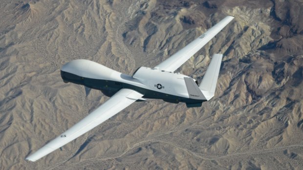 Australia's new spy plane: The Northrop Grumman-built Triton unmanned aircraft.