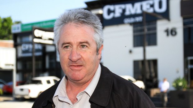 CFMEU national secretary Dave Noonan welcomed the decision and pointed the finger at the Turnbull government