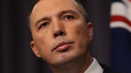 Immigration Minister Peter Dutton.