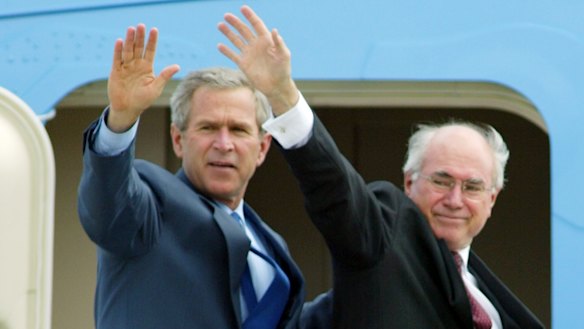 John Howard invoked the ANZUS treaty following the September 11 attacks.