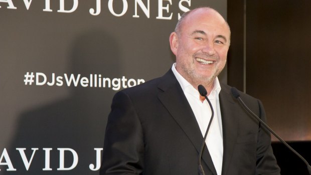 Ian Moir warned shareholders in late 2016 to expect 'substantial losses' as it invests in rolling-out the David Jones food business. 