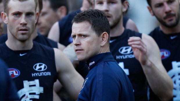 Carlton coach Brendon Bolton will have some inside knowledge on the Hawks.