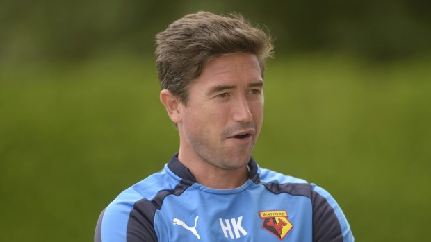 First senior role: Harry Kewell is the coach of Crawley Town. 