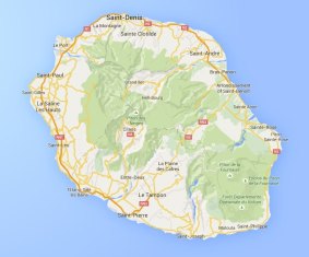 Reunion Island's capital, St Denis, sits at the northern tip of the island.
