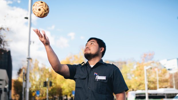 Moo Digay has played an instrumental role bringing the sport of cane ball to Canberra.