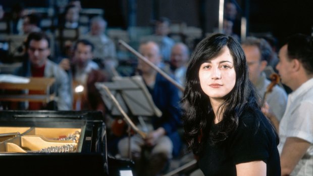 Martha Argerich, who played with Anne Gravoin, the wife of French Prime Minister Manuel Valls.