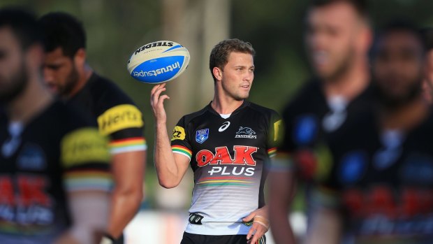 Uncertain return: Moylan's teammates are hoping the Penrith skipper will provide a timely boost against the Broncos.