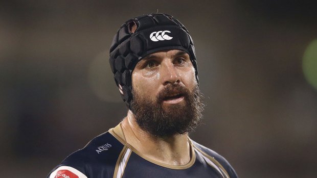 Giant effort: Scott Fardy put in another big shift for the Brumbies against the Highlanders.