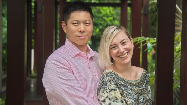 Jessica Rudd, with her huband Albert Tse, is already doing business in China with Jessica's Suitcase selling Australian lifestyle products.