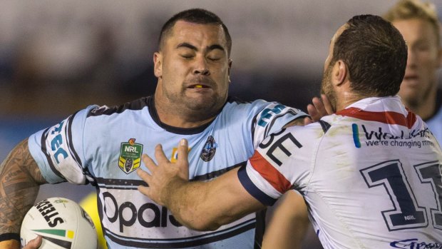 Game on: Andrew Fifita may face the Bulldogs in court.