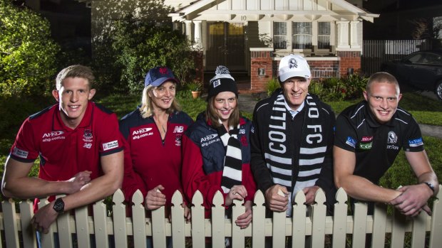 All in the family: Sam and Jack Frost with parents David and Wendy and sister Dani.