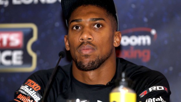 British boxer Anthony Joshua called the plan to pit amateurs against professionals "dangerous."
