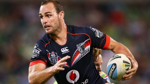 Big mover: Simon Mannering of the Warriors. 